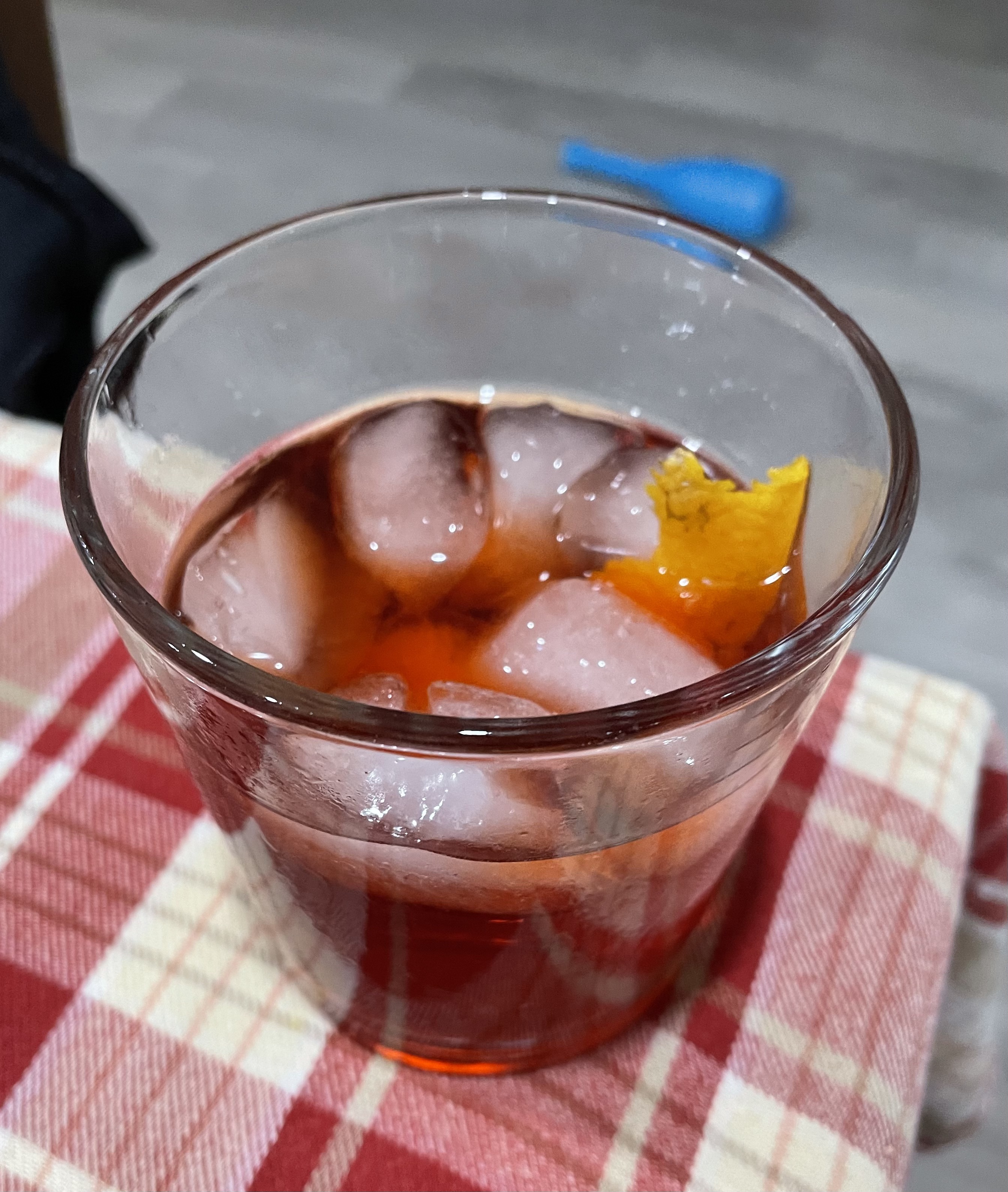 Negroni cocktail