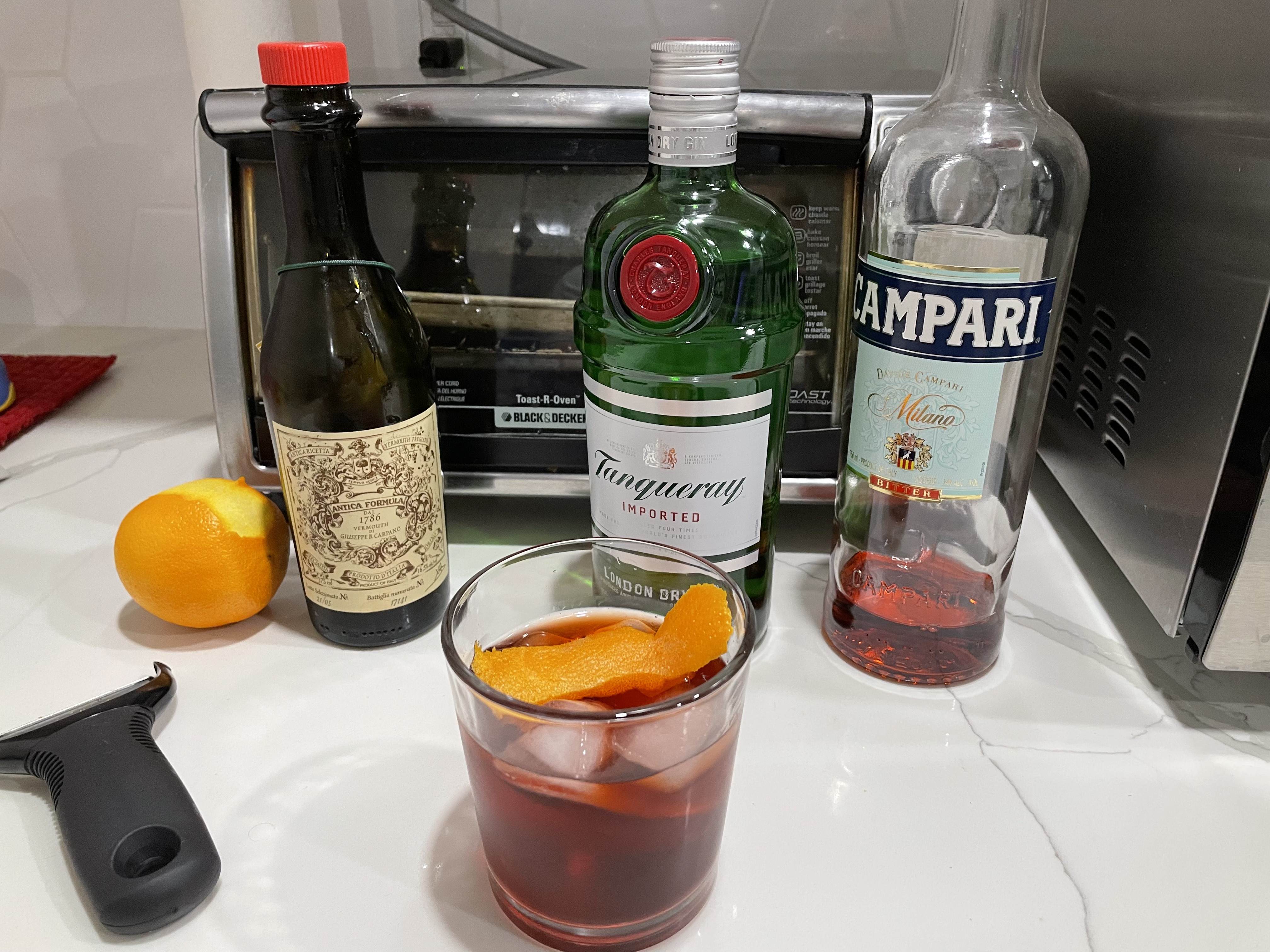 Negroni cocktail
