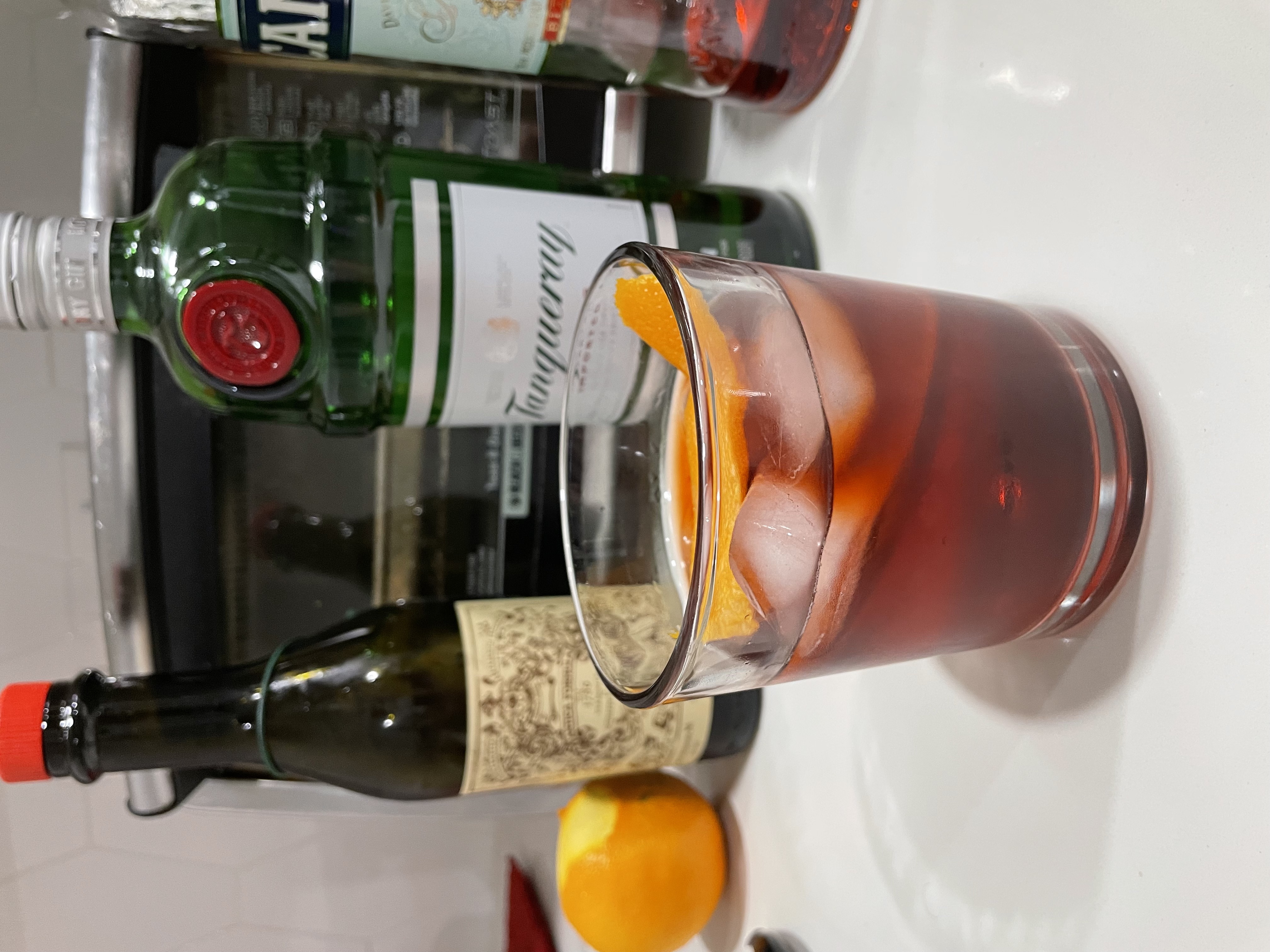 Negroni cocktail