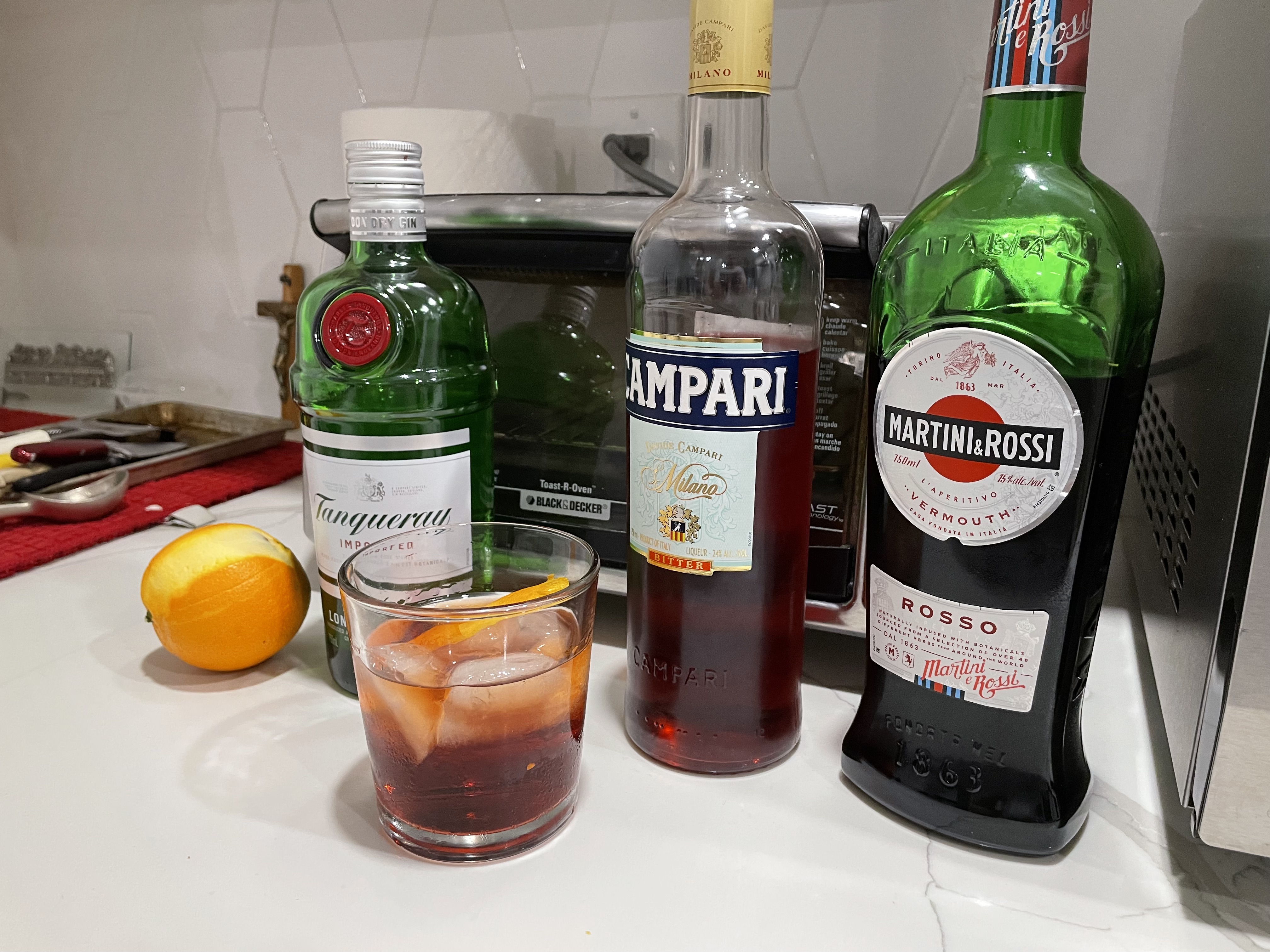 Negroni cocktail