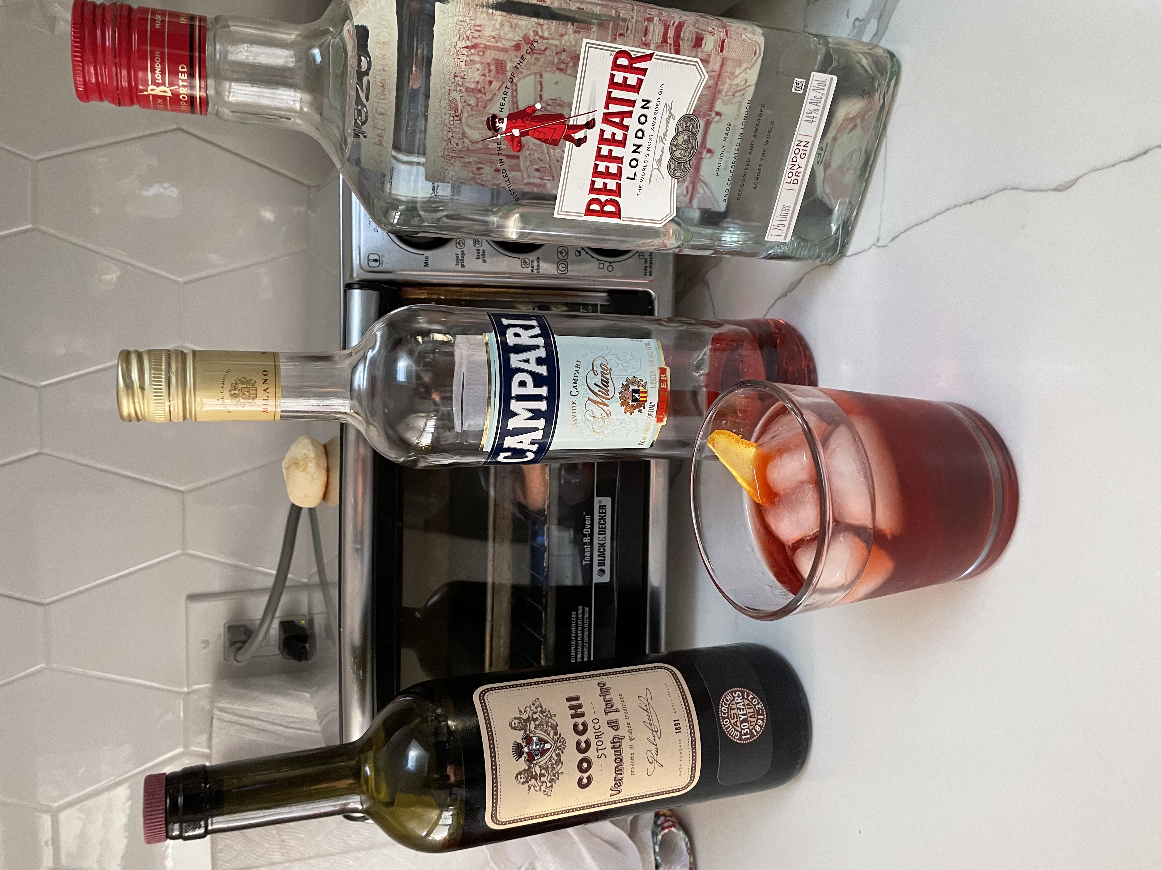 Negroni cocktail