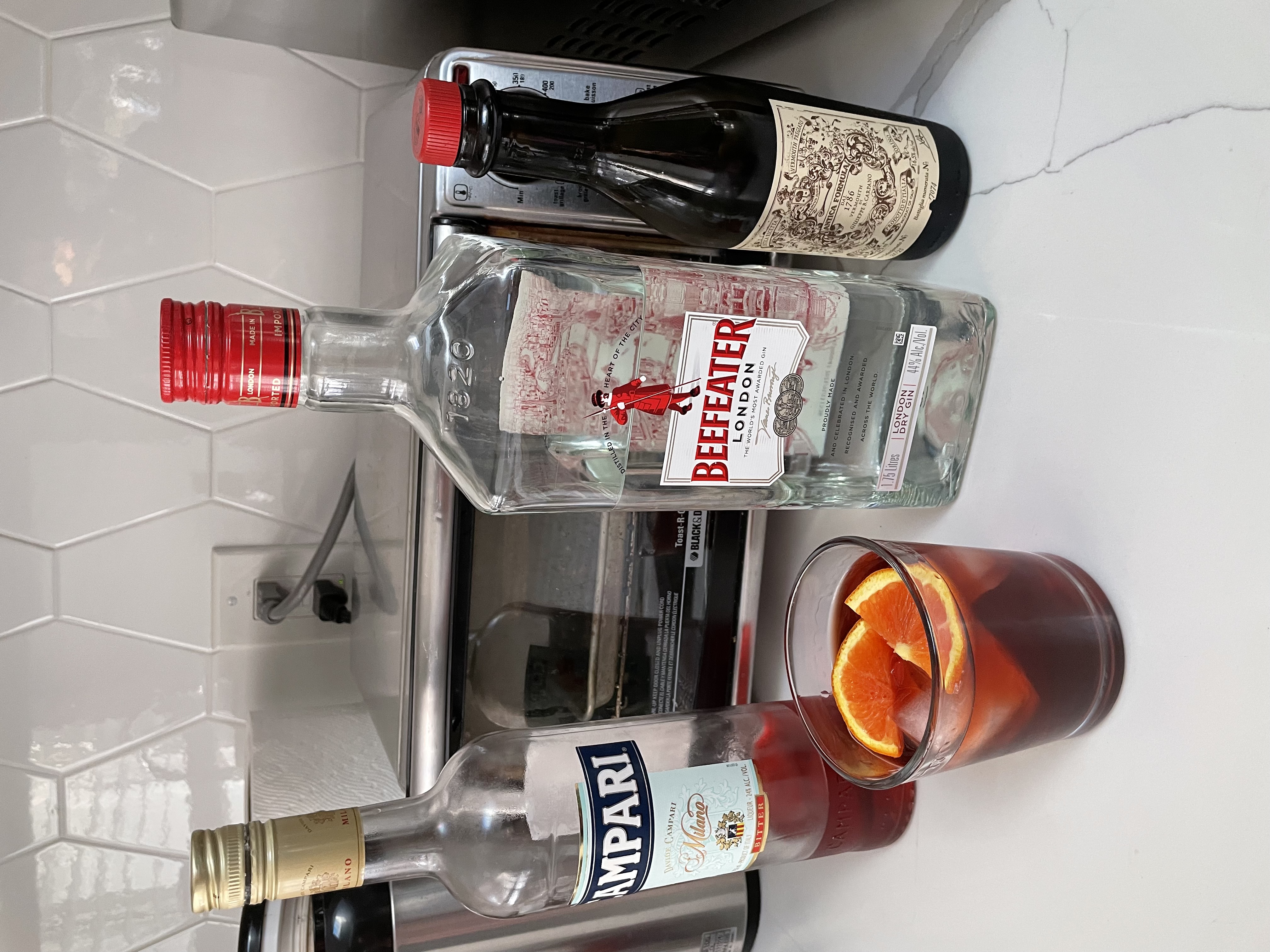 Negroni cocktail