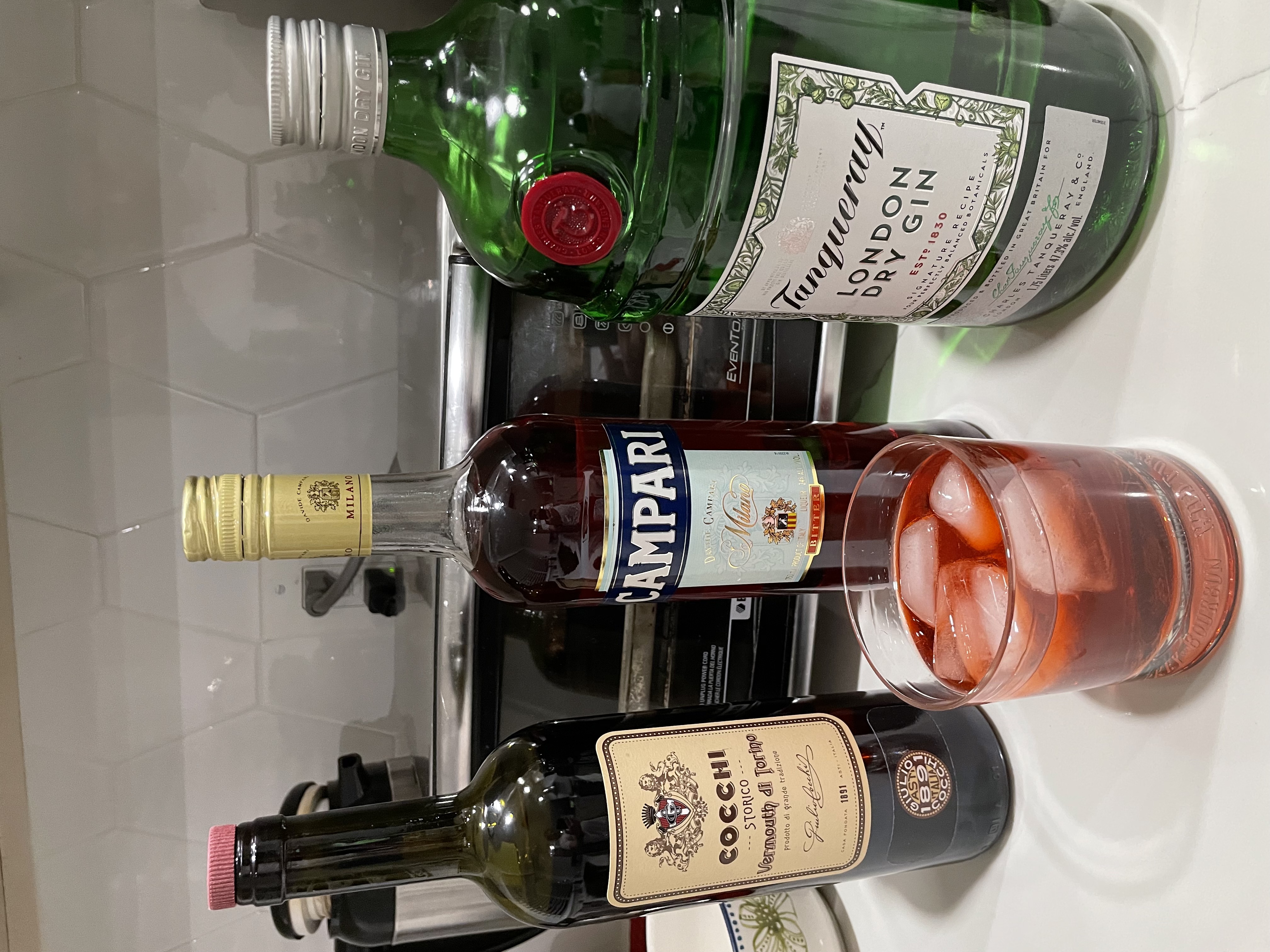 Negroni cocktail